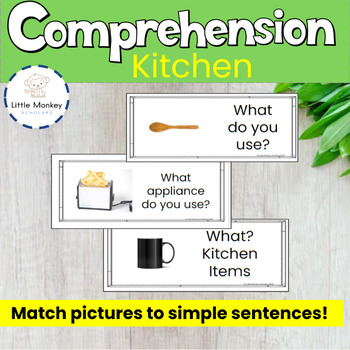 Preview of Comprehension Photos Kitchen 