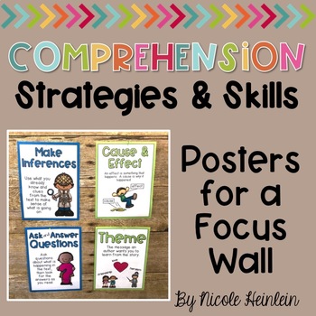 Preview of Comprehension Posters for a Focus Wall