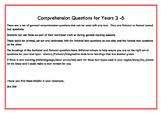 Comprehension Question Task Cards