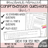 Comprehension Questions | 5th Grade | Unit 1 Benchmark Advanced