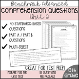 Comprehension Questions | 5th Grade | Unit 2 Benchmark Advanced