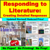 Literature Response: Answering Critical Thinking Questions
