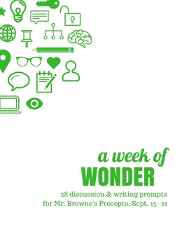 Preview of Comprehension Questions for 365 Days of Wonder Precepts (Sept 15-21)
