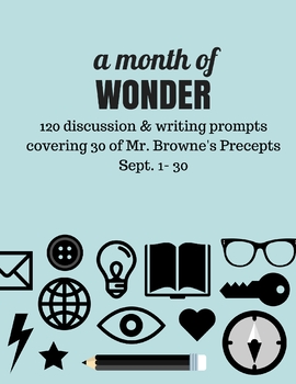 Preview of Comprehension Questions for 365 Days of Wonder (Sept 1-30)
