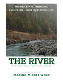 The River by Gary Paulsen Higher Level Comprehension Quest