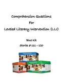 Comprehension Questions for LLI Blue Kit, Stories 111-120