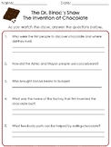 Comprehension Questions for The Invention of Chocolate