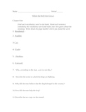 Comprehension Questions for Where the Red Fern Grows by Wi