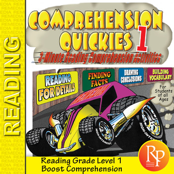 Preview of Short Comprehension Stories - Great for Special Education - Rdg Lvl 1 Worksheets