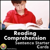 Reading Comprehension Sentence Starter Cards