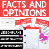 Fact & Opinion Activities Worksheets Graphic Organizers An