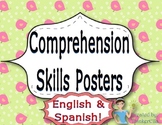 Comprehension Skills Posters In English and Spanish!