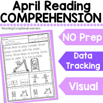 Preview of April Comprehension Special Education