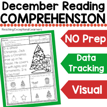Preview of December Comprehension Special Education