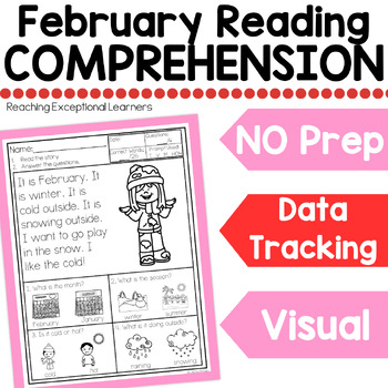 Preview of February Comprehension Special Education
