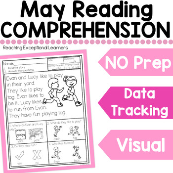 Preview of May Comprehension Special Education