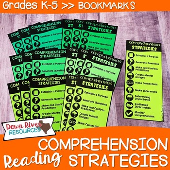 Preview of Comprehension Strategies Bookmark | Reading Comprehension Strategies