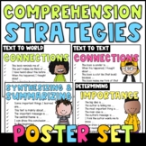 Comprehension Strategies Posters with Sentence Starters - 