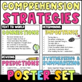 Comprehension Strategies Posters with Sentence Starters fo