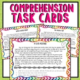 Comprehension Strategies Task Cards - Fiction