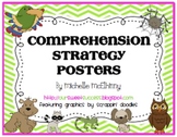 Comprehension Strategy Posters {Chevron Stripes}