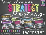 Comprehension Strategy Posters Chalk Brights