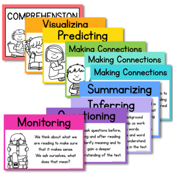 Comprehension Strategy Posters | SPOTTY BRIGHTS by Miss Jacobs Little ...