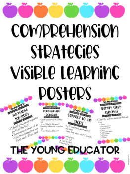 Preview of Comprehension Strategy Posters - Visible Learning