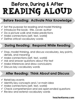 reading aloud critical thinking questions