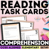Reading Comprehension Task Cards  | Print & Google Forms