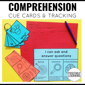 Preview of Special Education Comprehension Visuals | Data Tracking | Small Reading Groups