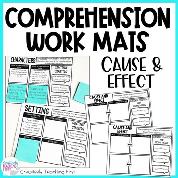 Preview of Reading Comprehension Strategies - Work Mats for Cause and Effect