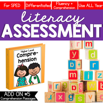 Preview of Comprehension and Fluency Assessment for IEP Progress Monitoring ADD ON #5