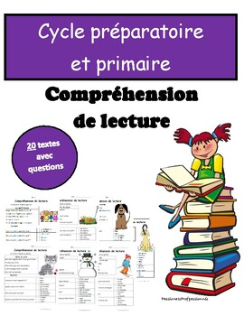 Preview of Compréhension de lecture en français | FRENCH Reading Comprehension