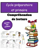 Compréhension de lecture en français | FRENCH Reading Comp