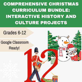 Preview of Comprehensive Christmas Curriculum Bundle: Interactive History & Culture Project