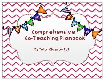 Preview of Comprehensive Co-Teaching Planbook