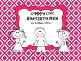 Comprehensive Common Core Kindergarten Math