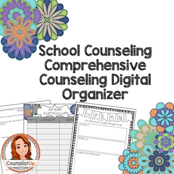 Preview of Comprehensive Counseling Plan Digital Organizer