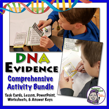 Preview of Bundle Middle School Forensics: DNA Fingerprinting & Evidence Activity & Lesson