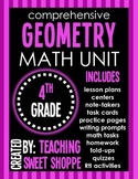 Comprehensive Geometry Unit for 4th Grade