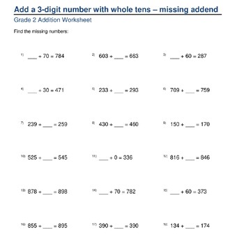 Comprehensive Grade 2 Addition Worksheets by WonderTech World | TPT