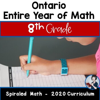Preview of Comprehensive Grade 8 Year of Math (Ontario Math 2020 Bundle)