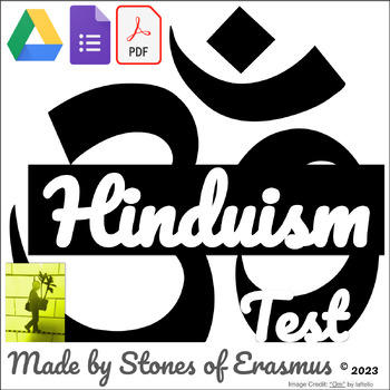 Preview of Comprehensive Hinduism Unit Test for High School World Religions Course