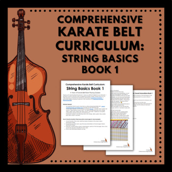 Preview of Comprehensive Karate Belt Curriculum: String Basics Book 1