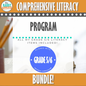 Preview of Comprehensive Literacy - GRADE 5/6 BUNDLE - New Ontario Language Curriculum 2023