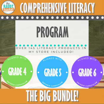 Preview of Comprehensive Literacy Gr 4 5 6 Bundle New Ontario Language Curriculum 2023