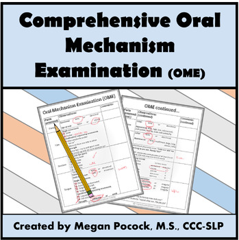 Preview of Comprehensive Oral Mechanism Examination Screener (OME)