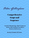 Comprehensive Orton-Gillingham Scope and Sequence