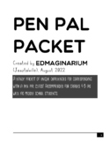 Comprehensive Pen Pal Packet